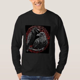 Camiseta Hugin & Munin El Viking Mito Nórdico de Ravens Odi