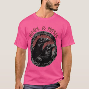 Camiseta Hugin & Munin El Viking Mito Nórdico de Ravens Odi