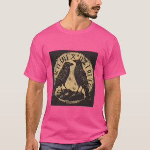 Camiseta Hugin & Munin El Viking Mito Nórdico de Ravens Odi