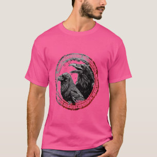 Camiseta Hugin & Munin El Viking Mito Nórdico de Ravens Odi