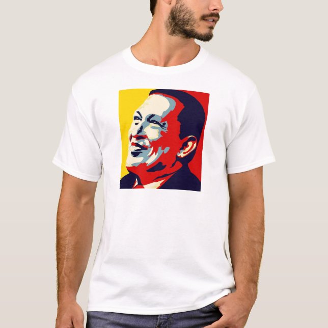 Camiseta Hugo Chávez - estilo Obama Hope (Anverso)