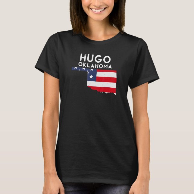 Camiseta Hugo EE.UU. Estados Unidos Viajes Oklahoman (Anverso)