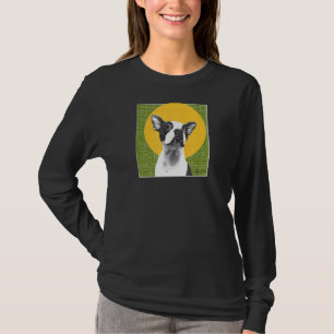 Camiseta Hugo No. 619 Con Halo Boston Terrier Halo Green