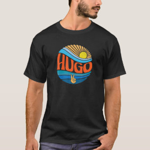 Camiseta Hugo Vintage Sunset Hugo Groovy Tie Dye