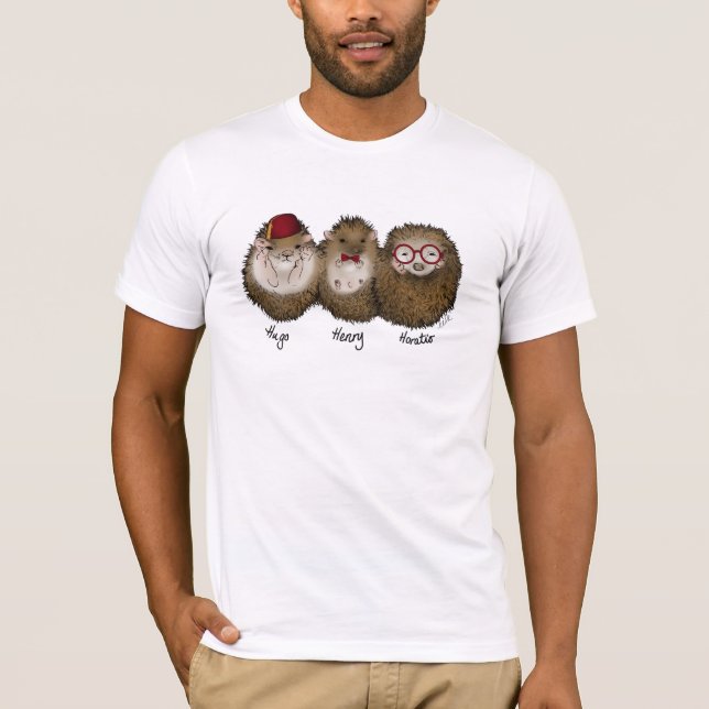 Camiseta HugoHenry&HoratioTheHedgehogs (Anverso)