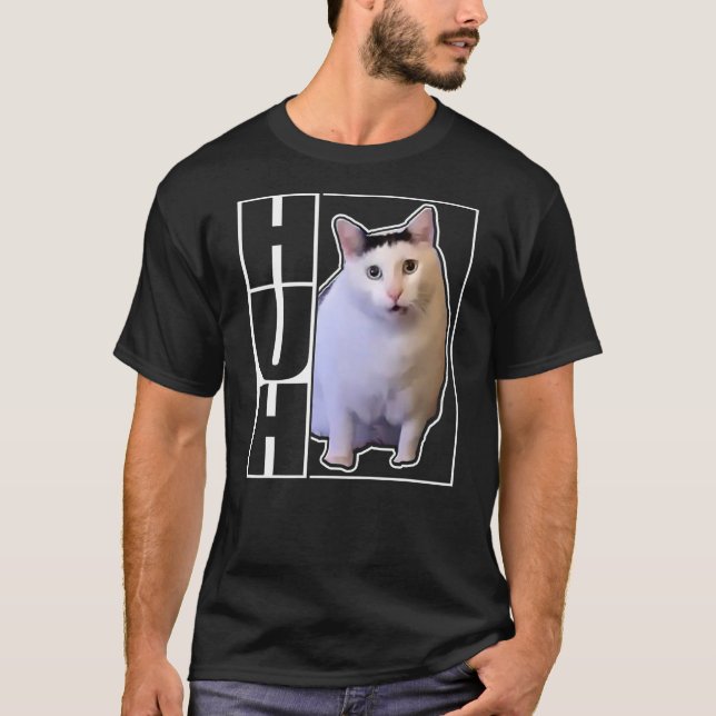 Camiseta Huh Cat Shirt - Huh Cat (Anverso)