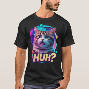 Camiseta ¿HUH? Meme de gato
