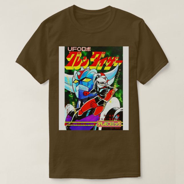 Camiseta Huida del Robot Grendizer Goldrake Goldorak Duke (Diseño del anverso)