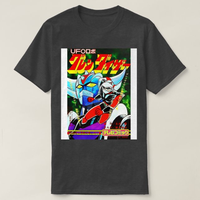Camiseta Huida del Robot Grendizer Goldrake Goldorak Duke (Diseño del anverso)