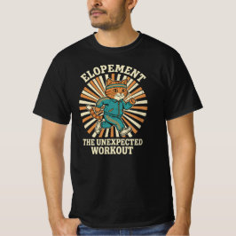 Camiseta Huida La rutina de ejercicios inesperada Concienci