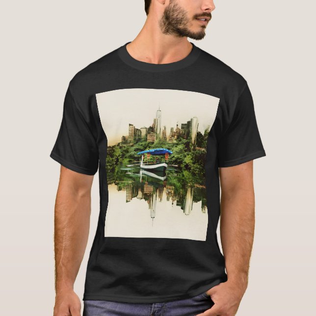 Camiseta Huir en barco (Anverso)