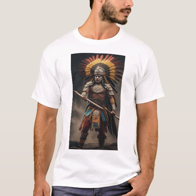 Camiseta Huitzilopochtli - Azteca Dios de la Guerra y el So (Anverso)