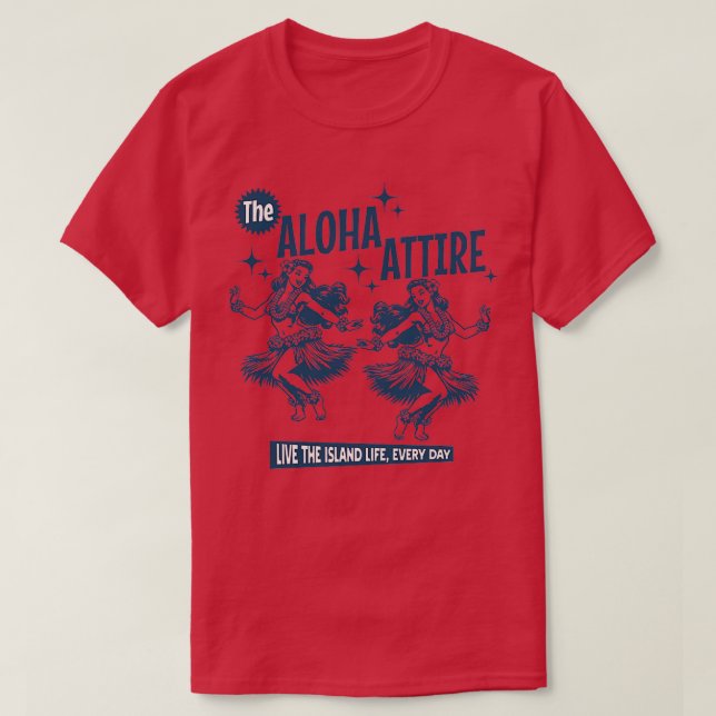 Camiseta Hula Chica TShirt (Diseño del anverso)