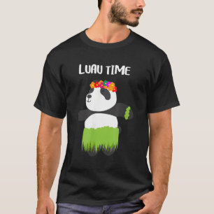 Camiseta Hula Dancing Panda Hawaiian Luau