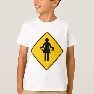 Camiseta Hula Hoop Zone Highway Sign