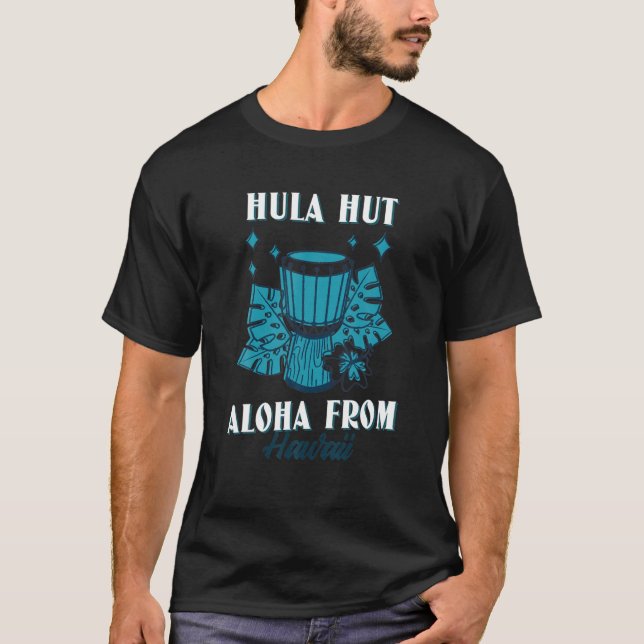 Camiseta Hula Hut Aloha de Hawaii, Vibes Luau Alo (Anverso)