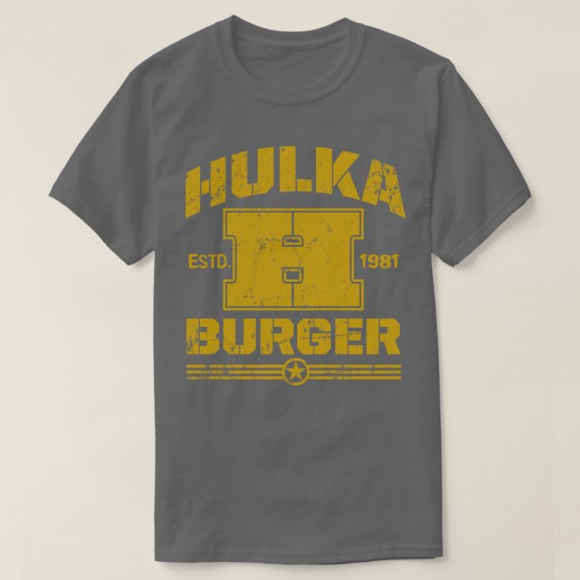 Camiseta HulkaBurger (Diseño del anverso)
