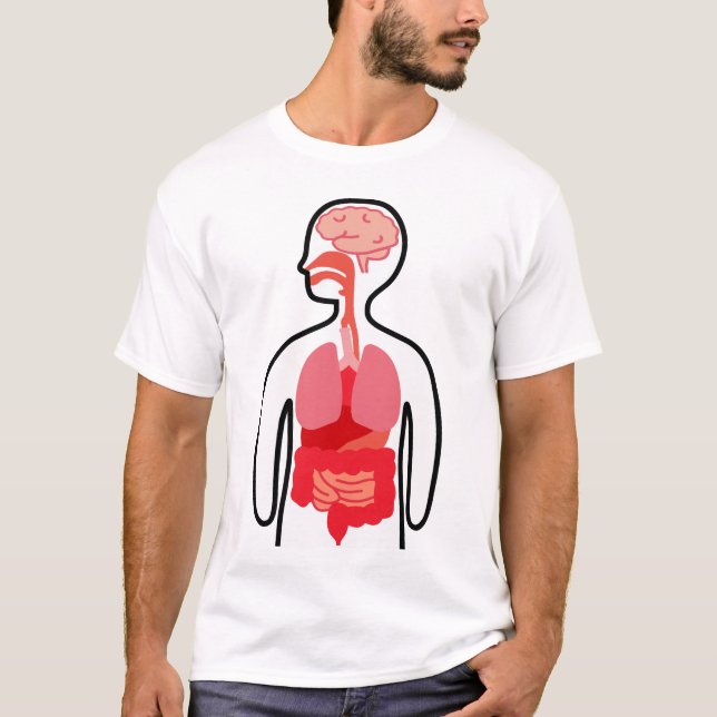 Camiseta human body in Japanese Kanji (Anverso)