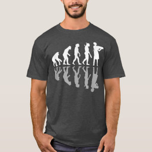 Camiseta Human Evolution Funny Baking Baker Humor Culinary 