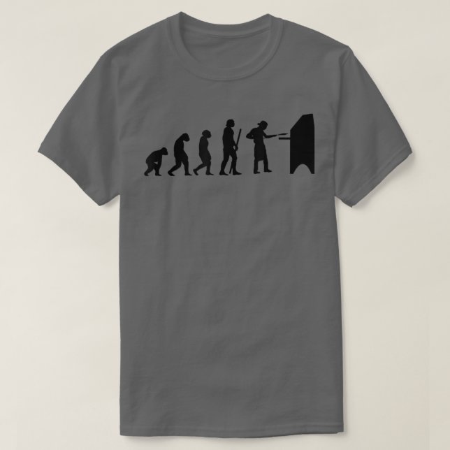 Camiseta Human Evolution Pizza Delivery Guy Eating Pizza It (Diseño del anverso)