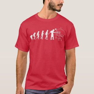 Camiseta Human Evolution Pizza Delivery Guy Eating Pizza It