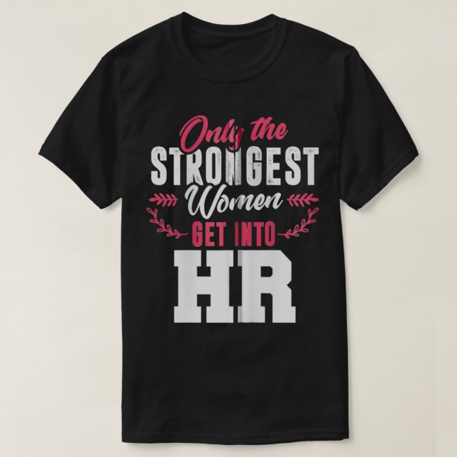 Camiseta Human Resources  HR Lady Funny Female HR Gift Zip  (Diseño del anverso)