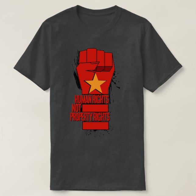 CAMISETA HUMAN RIGHTS (Diseño del anverso)