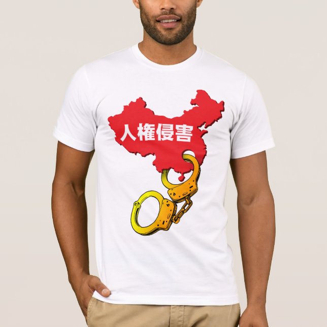 Camiseta Human rights violations (Anverso)
