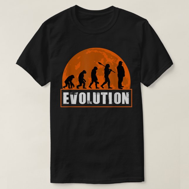 Camiseta Human Truck Driver Evolution Funny Truck Driver  (Diseño del anverso)