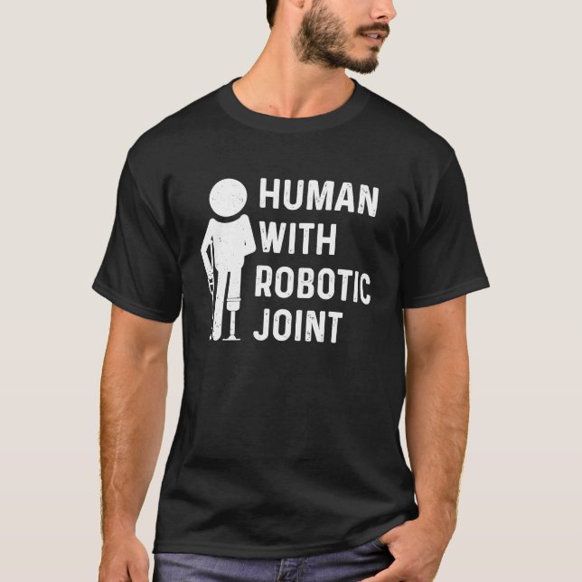 Camiseta Human With Robotic Joint Blindness (Anverso)