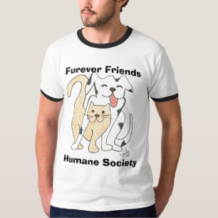 Camiseta humana del logotipo de la sociedad de los