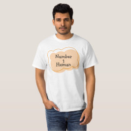 Camiseta humana número 1