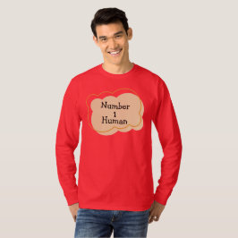 Camiseta humana número 1