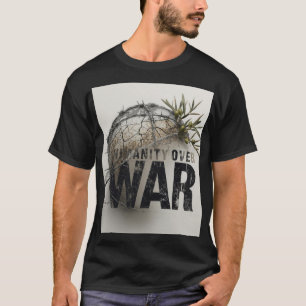 Camiseta Humanidad Sobre la Guerra – Arte de Protesta Contr