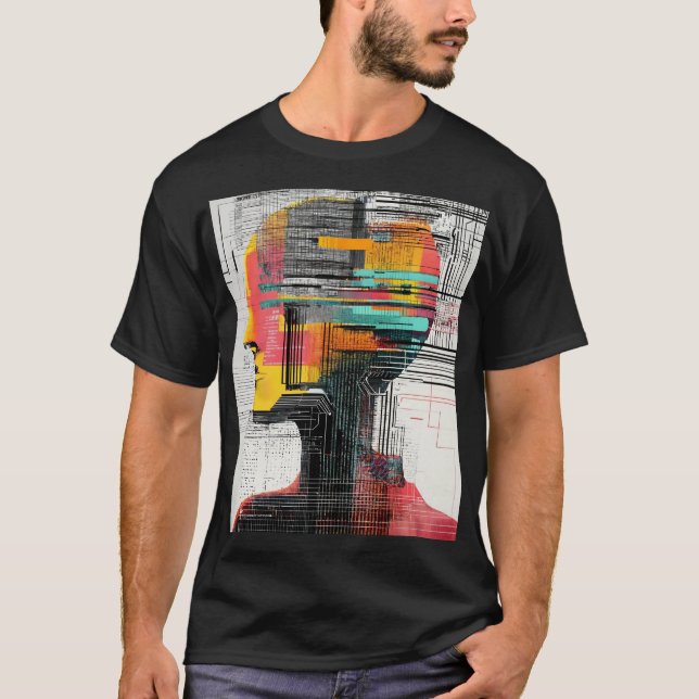 Camiseta Humanidad y Tecnología: Una Fusión Algoritma (Anverso)