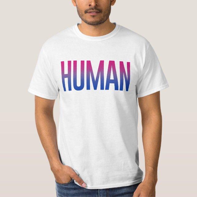Camiseta Humano Bisexual (Anverso)