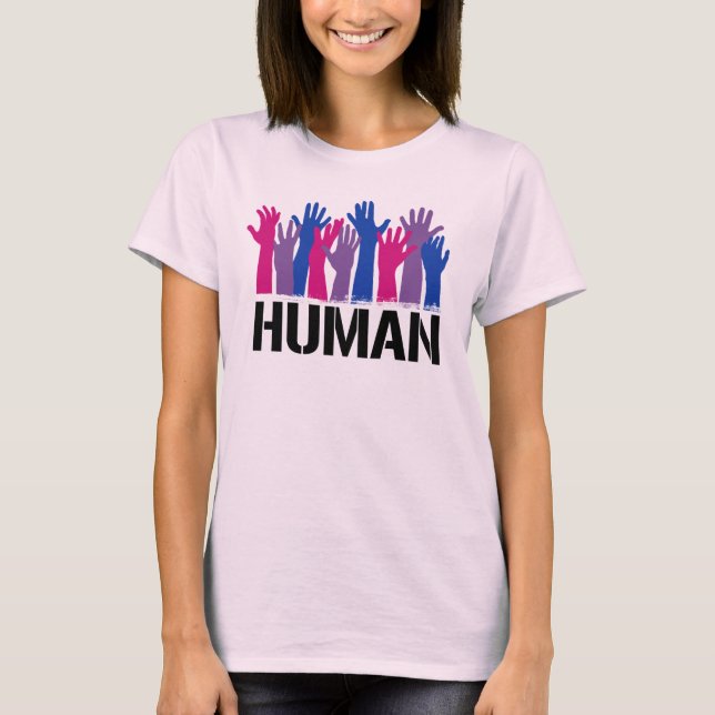 Camiseta Humano Bisexual (Anverso)