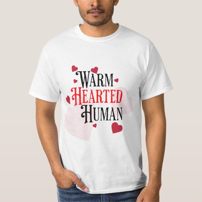 Camiseta Humano de corazón cálido (Anverso)