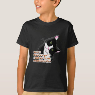 Camiseta ¿Humano? ¿Dónde estás? Gato
