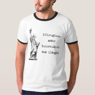 Camiseta Humano es del ser de Ningun ilegal