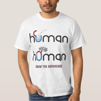 Camiseta Humano frente a Hombres
