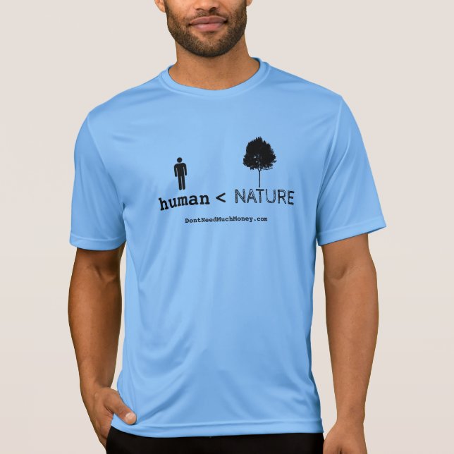 Camiseta Humano menos que naturaleza (Anverso)