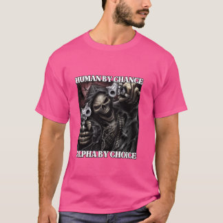 Camiseta Humano Por Oportunidad Alpha Por Elección Graciosa