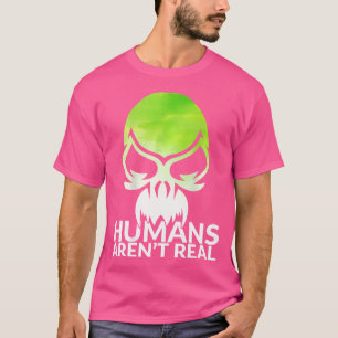 Camiseta Humanos Divertidos No Son Sasquatch Alien Fantasía