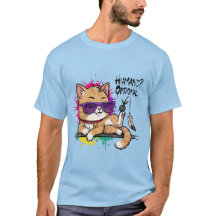 ¿Humanos? Opcional – Gato Genial con Gafas de Sol 