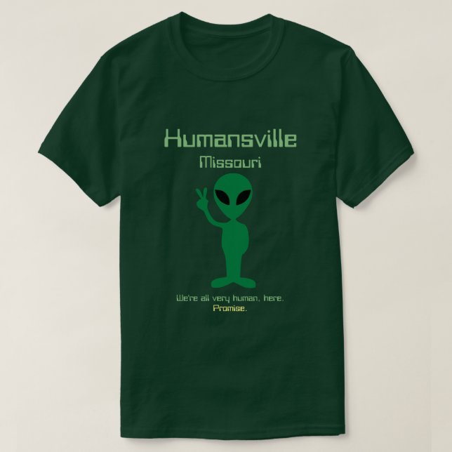 Camiseta Humansville Missouri (Diseño del anverso)