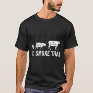 Camiseta Humaría a ese divertido chef fumador