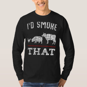 Camiseta Humaría esa parrillada de carne en el patio traser