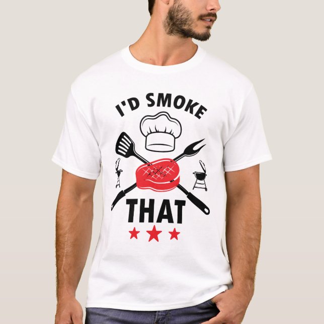 Camiseta Humaría ese gracioso regalo de asador de barbacoa (Anverso)