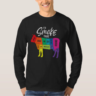 Camiseta Humaría ese Griller de carne de vaca Pitmaster B